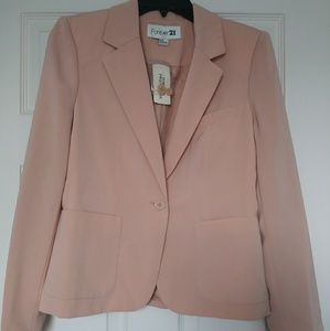 Pale pink Blazer from Forever 21